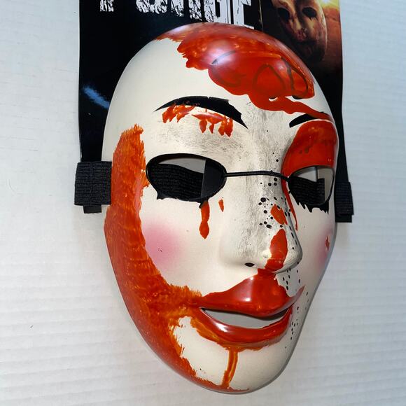 TRICK OR TREAT THE PURGE BLOODY GOD HALLOWEEN MASK COSTUME - Picture 2 of 4
